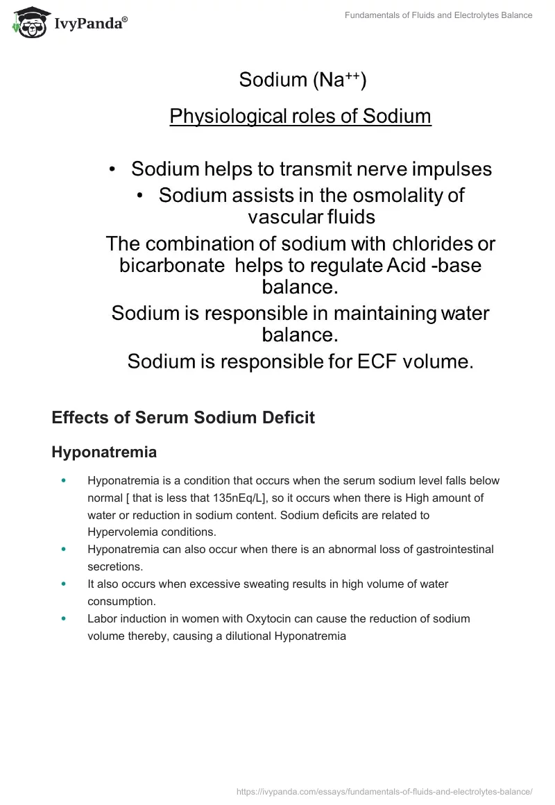 Fundamentals of Fluids and Electrolytes Balance. Page 2