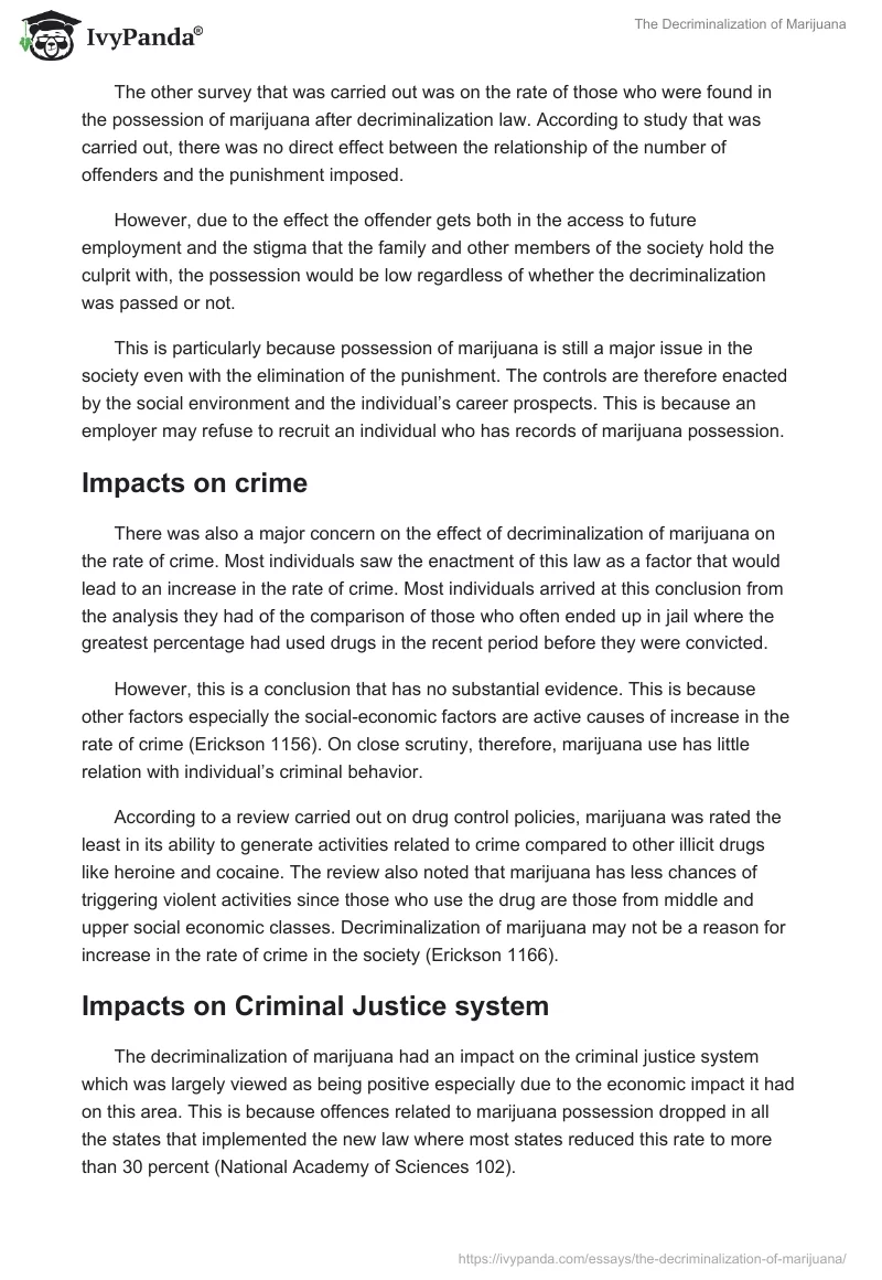 The Decriminalization of Marijuana. Page 3