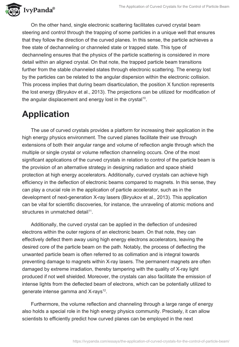 The Application of Curved Crystals for the Control of Particle Beam. Page 5