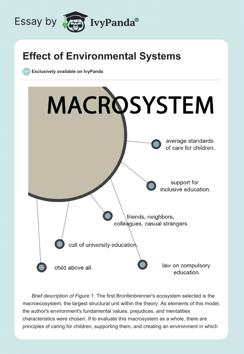 Effect of Environmental Systems. Page 1