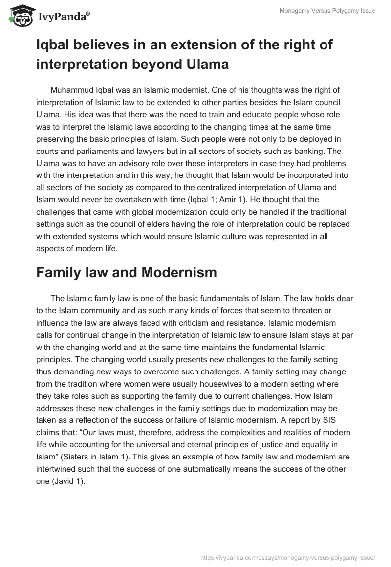 Monogamy Versus Polygamy Issue. Page 3