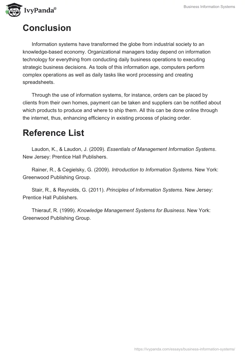 Business Information Systems. Page 5