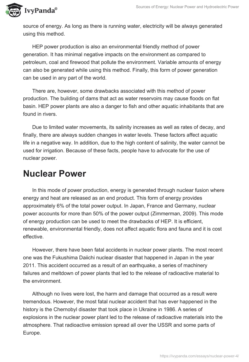 Sources of Energy: Nuclear Power and Hydroelectric Power. Page 2