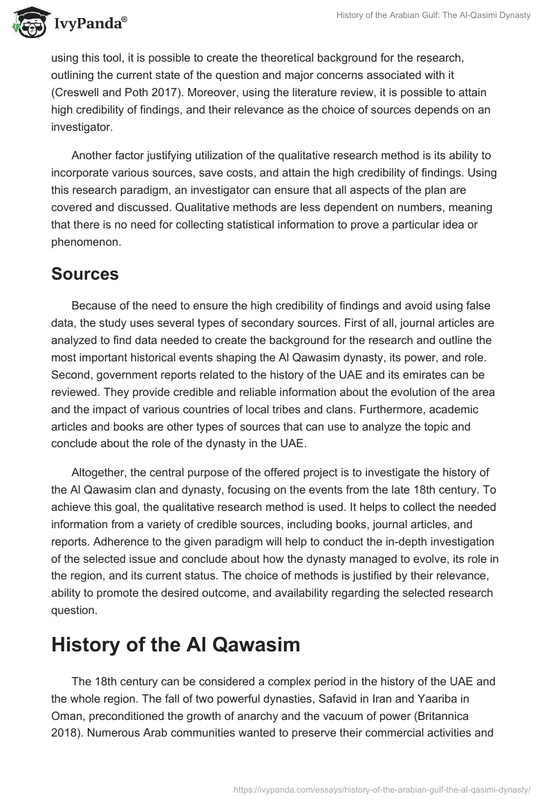 History of the Arabian Gulf: The Al-Qasimi Dynasty. Page 5