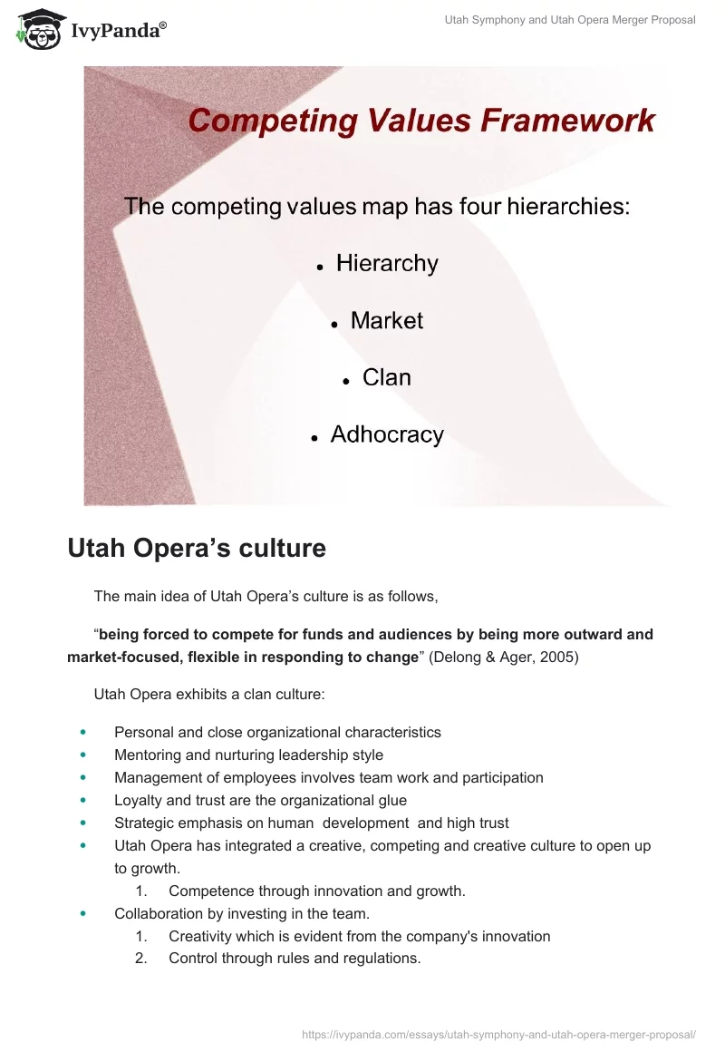 Utah Symphony and Utah Opera Merger Proposal. Page 3
