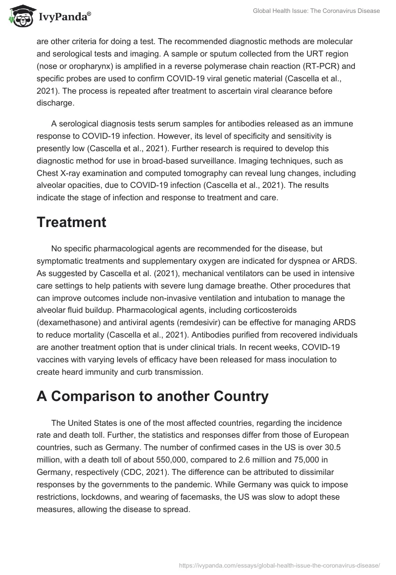 Global Health Issue: The Coronavirus Disease. Page 4