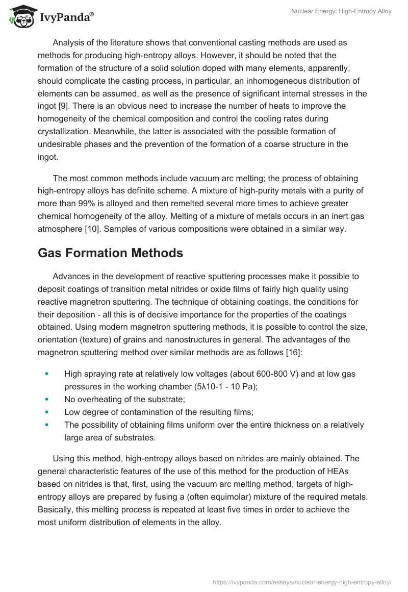 Nuclear Energy: High-Entropy Alloy. Page 3