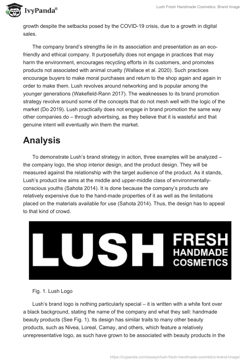 Lush Fresh Handmade Cosmetics: Brand Image. Page 2