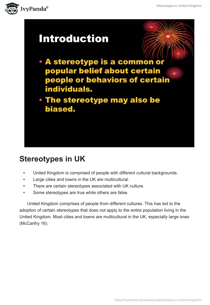 Stereotypes in United Kingdom. Page 2