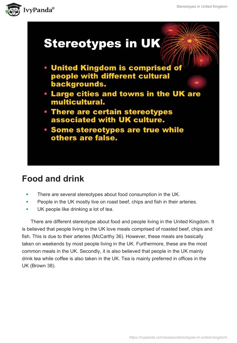 Stereotypes in United Kingdom. Page 3