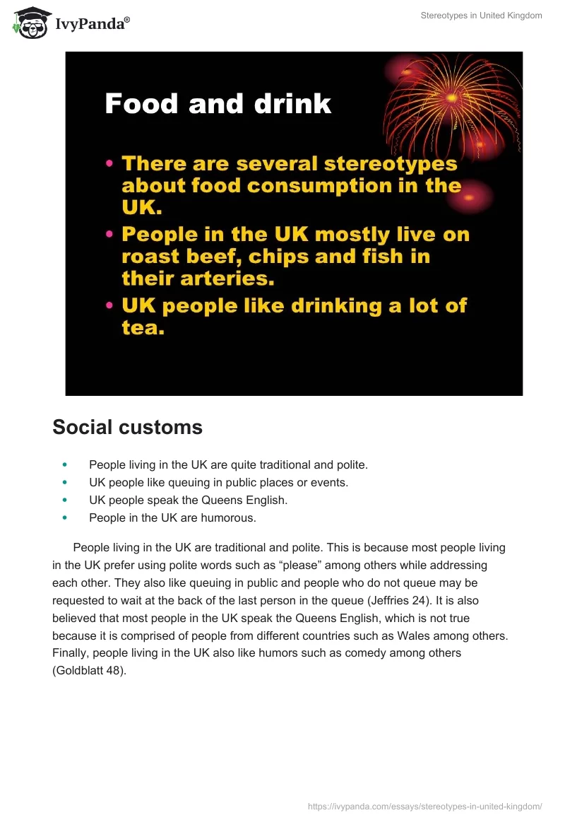 Stereotypes in United Kingdom. Page 4
