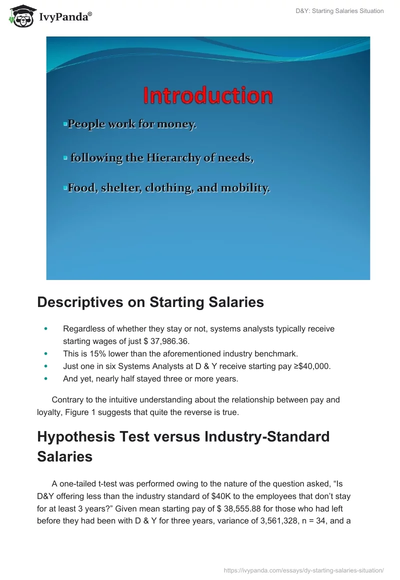 D&Y: Starting Salaries Situation. Page 2