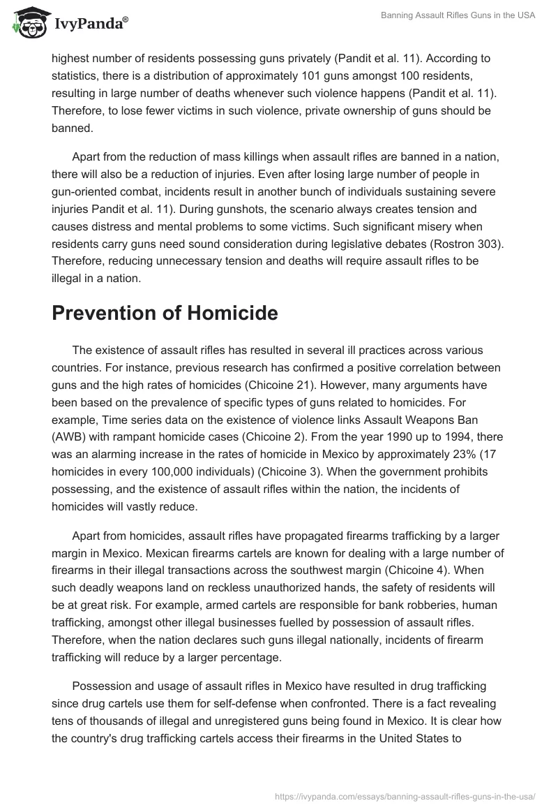 Banning Assault Rifles Guns in the USA. Page 2