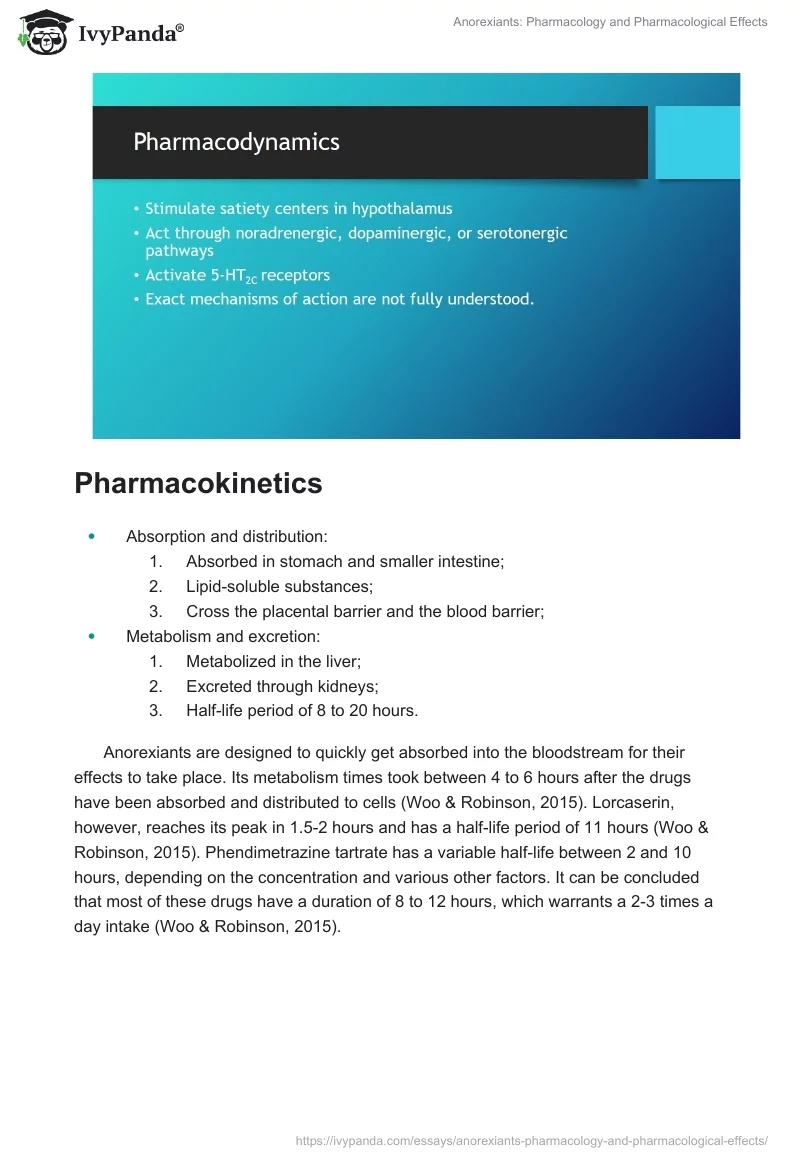 Anorexiants: Pharmacology and Pharmacological Effects. Page 3