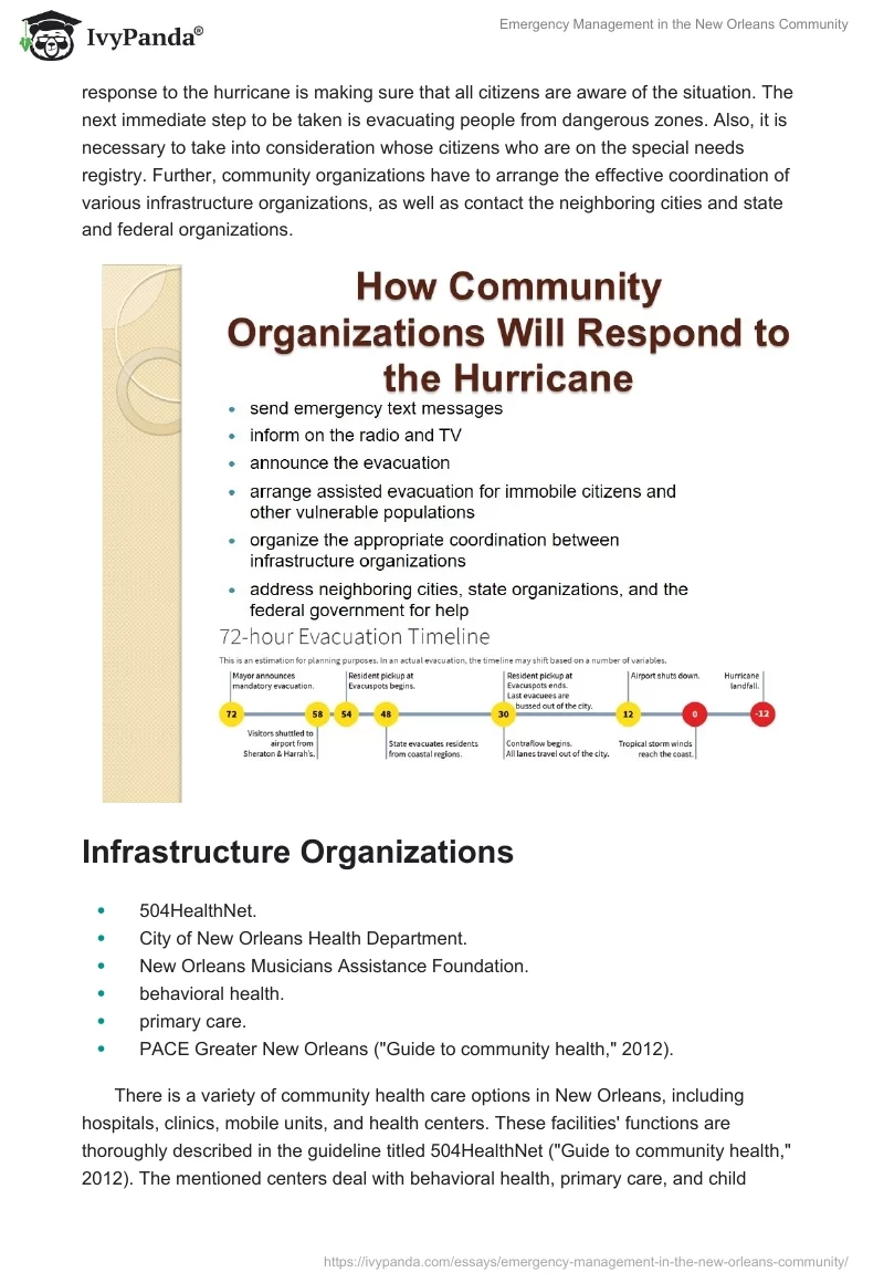 Emergency Management in the New Orleans Community. Page 4