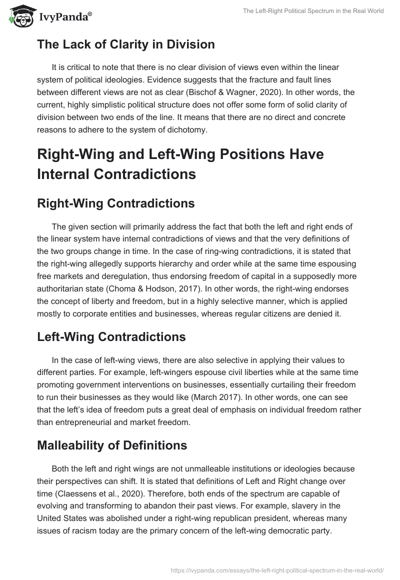 The Left-Right Political Spectrum in the Real World. Page 3