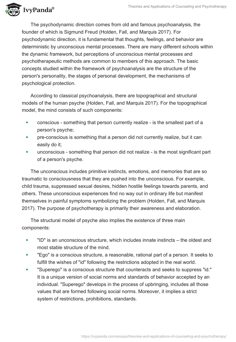 Theories and Applications of Counseling and Psychotherapy. Page 3