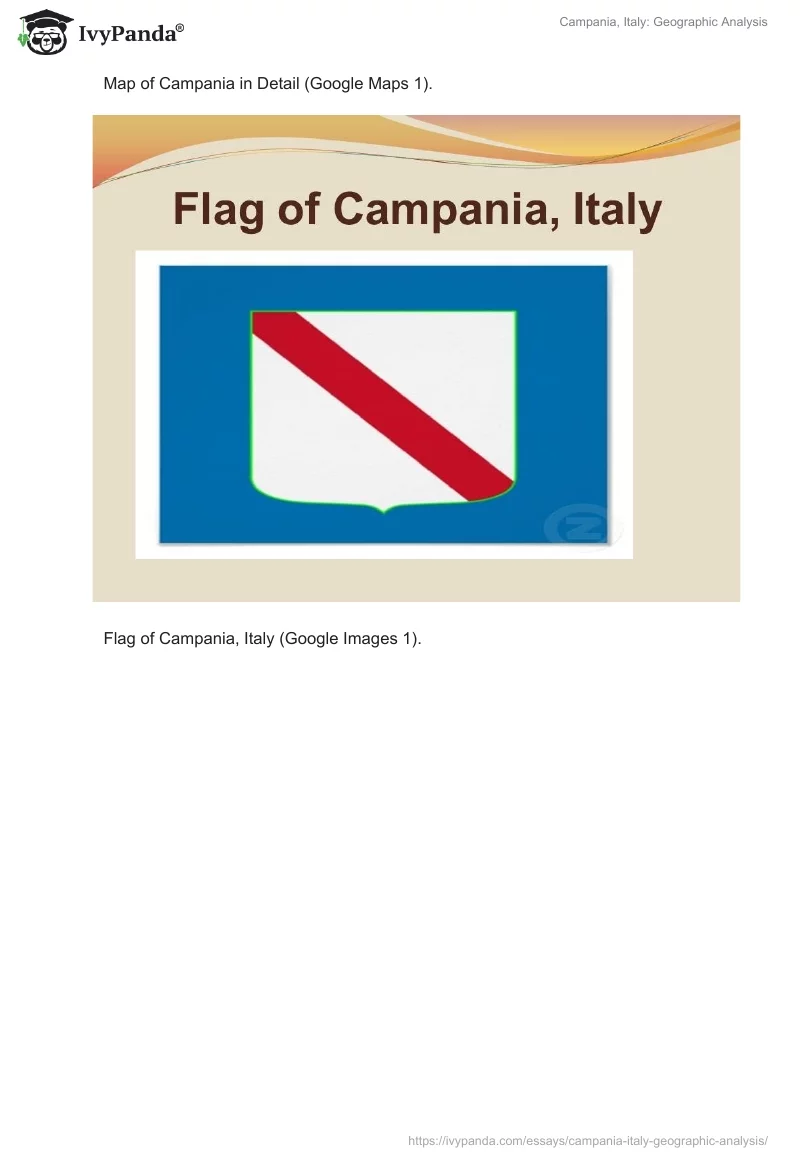 Campania, Italy: Geographic Analysis. Page 3