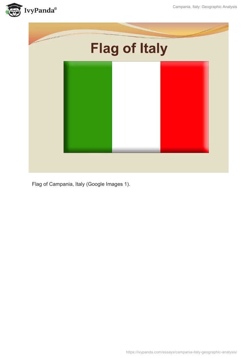 Campania, Italy: Geographic Analysis. Page 4