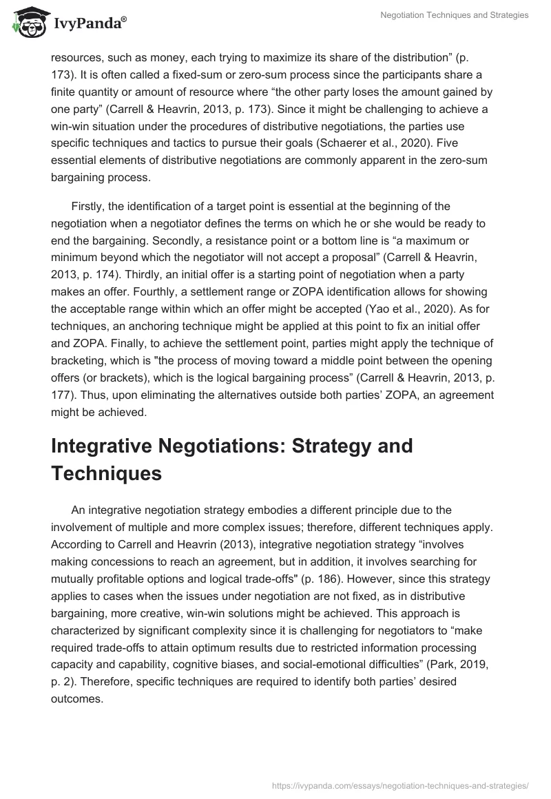 Negotiation Techniques and Strategies. Page 3