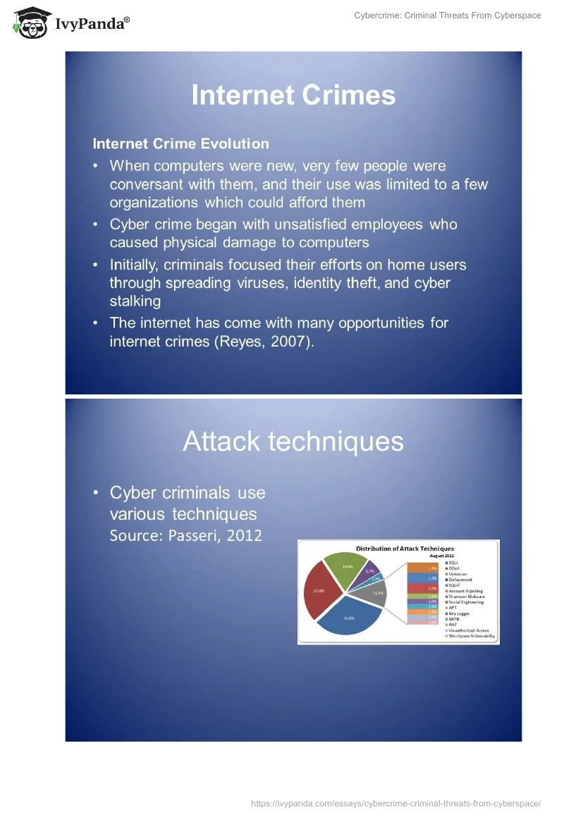 Cybercrime: Criminal Threats From Cyberspace. Page 4