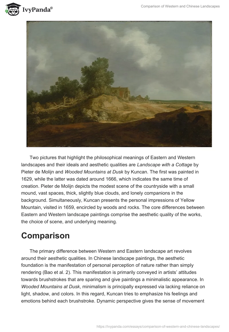 Comparison of Western and Chinese Landscapes. Page 3