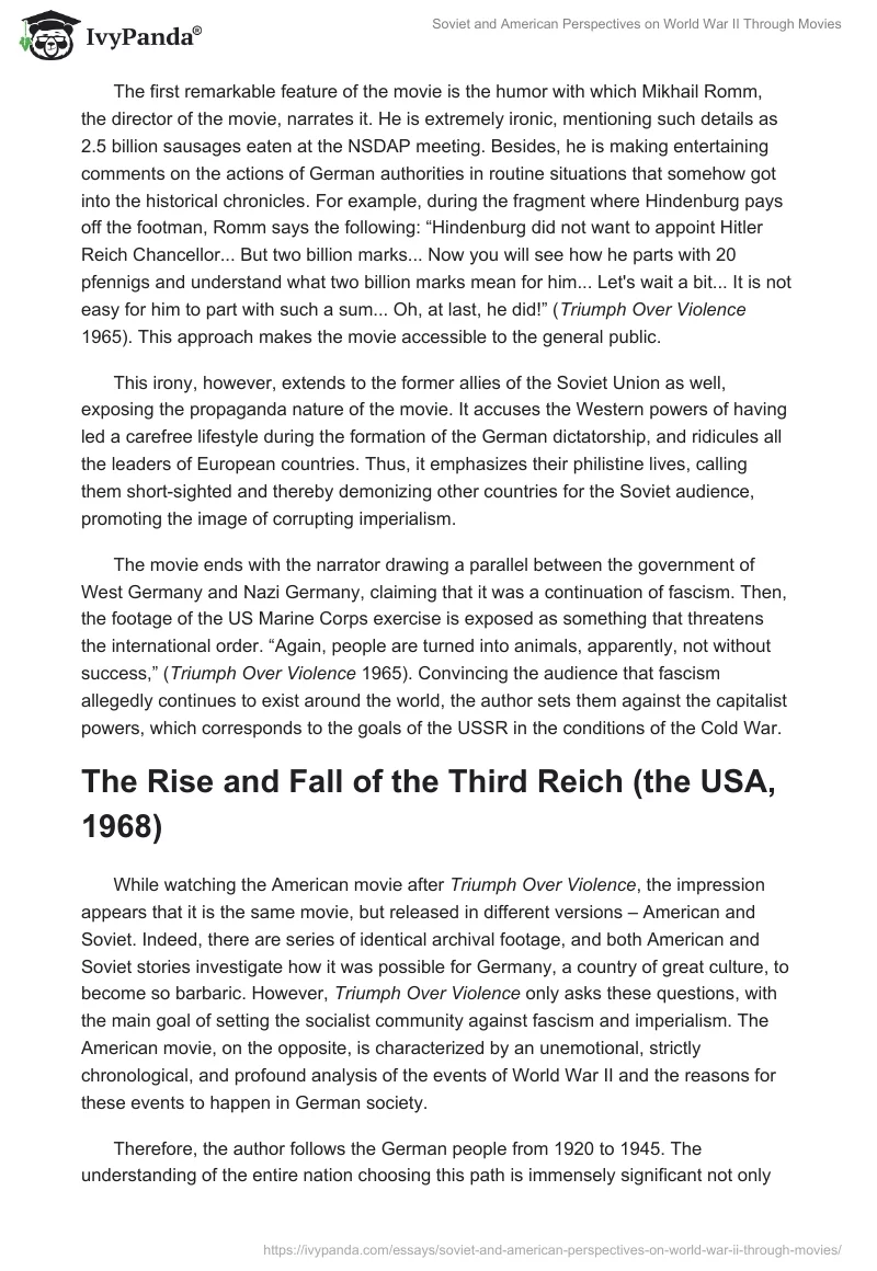 Soviet and American Perspectives on World War II Through Movies. Page 2