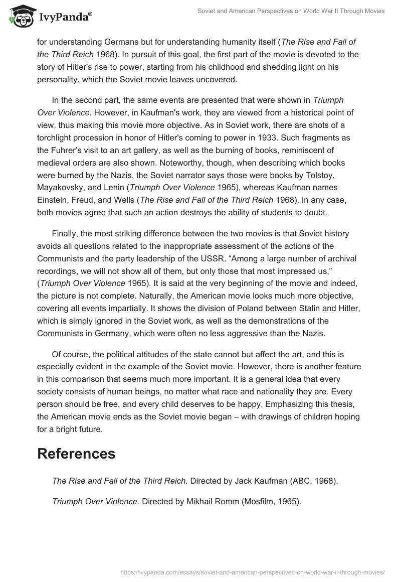 Soviet and American Perspectives on World War II Through Movies. Page 3