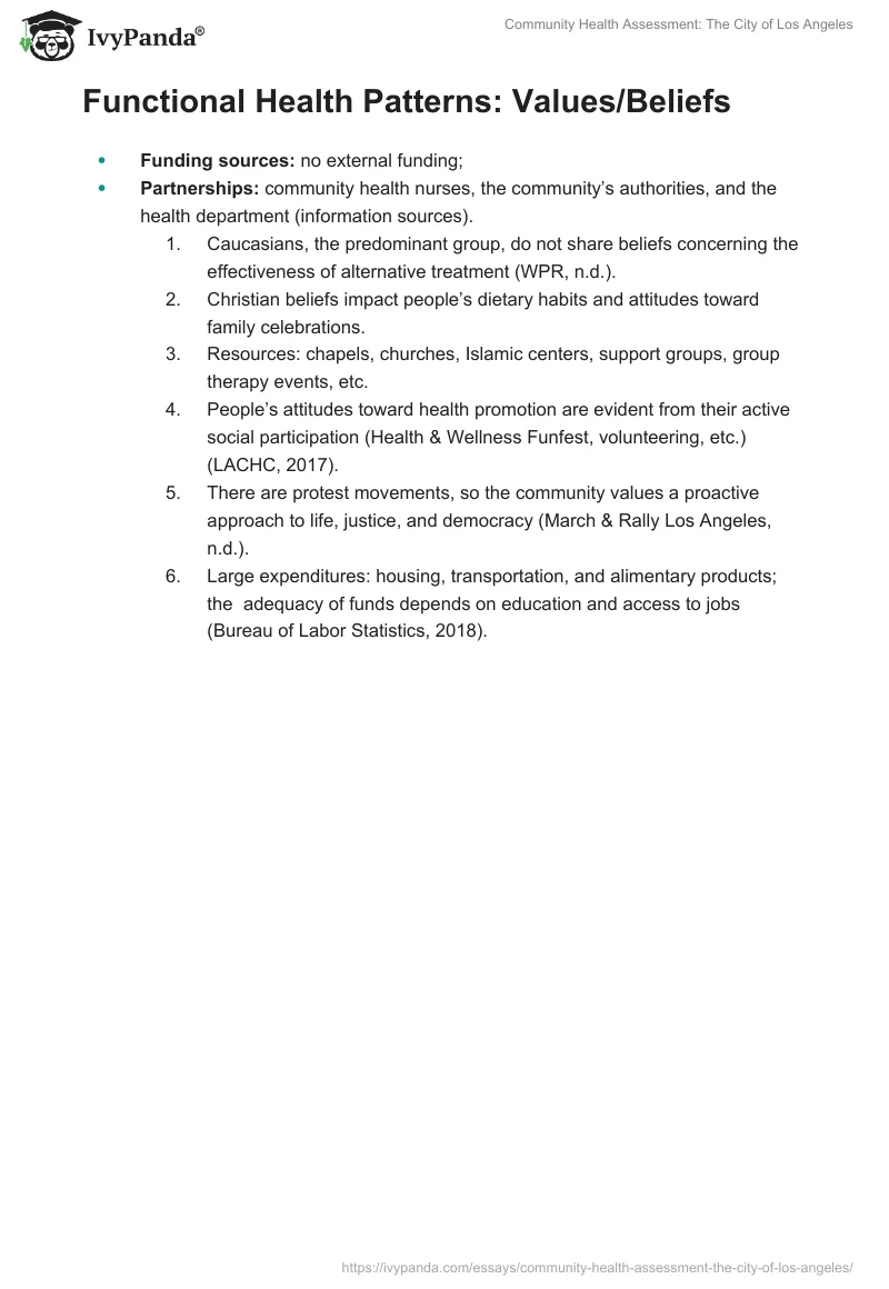 Community Health Assessment: The City of Los Angeles. Page 5