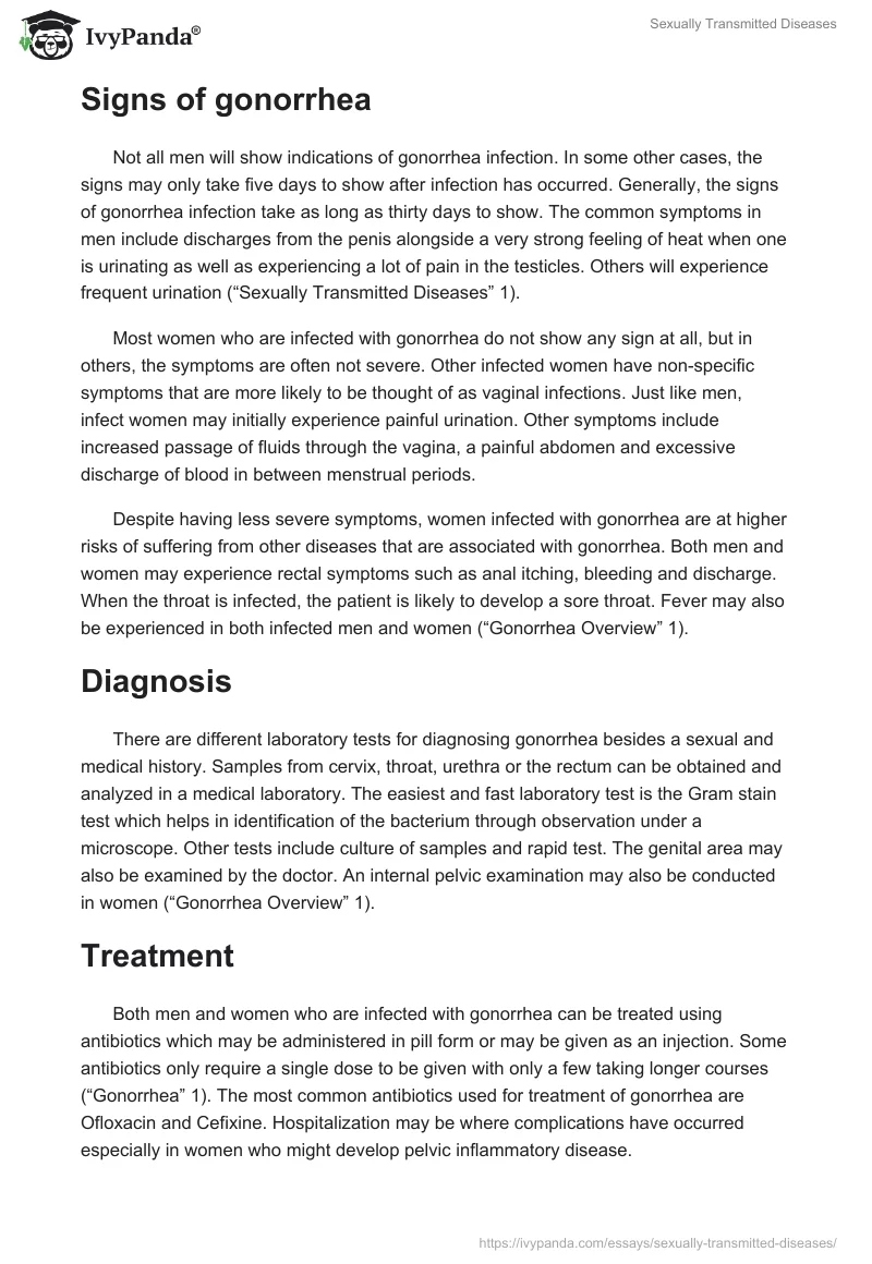 Sexually Transmitted Diseases. Page 2