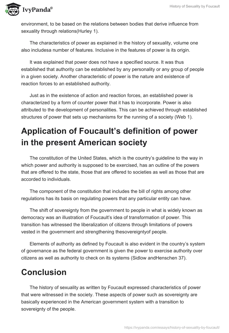 History of Sexuality by Foucault. Page 3