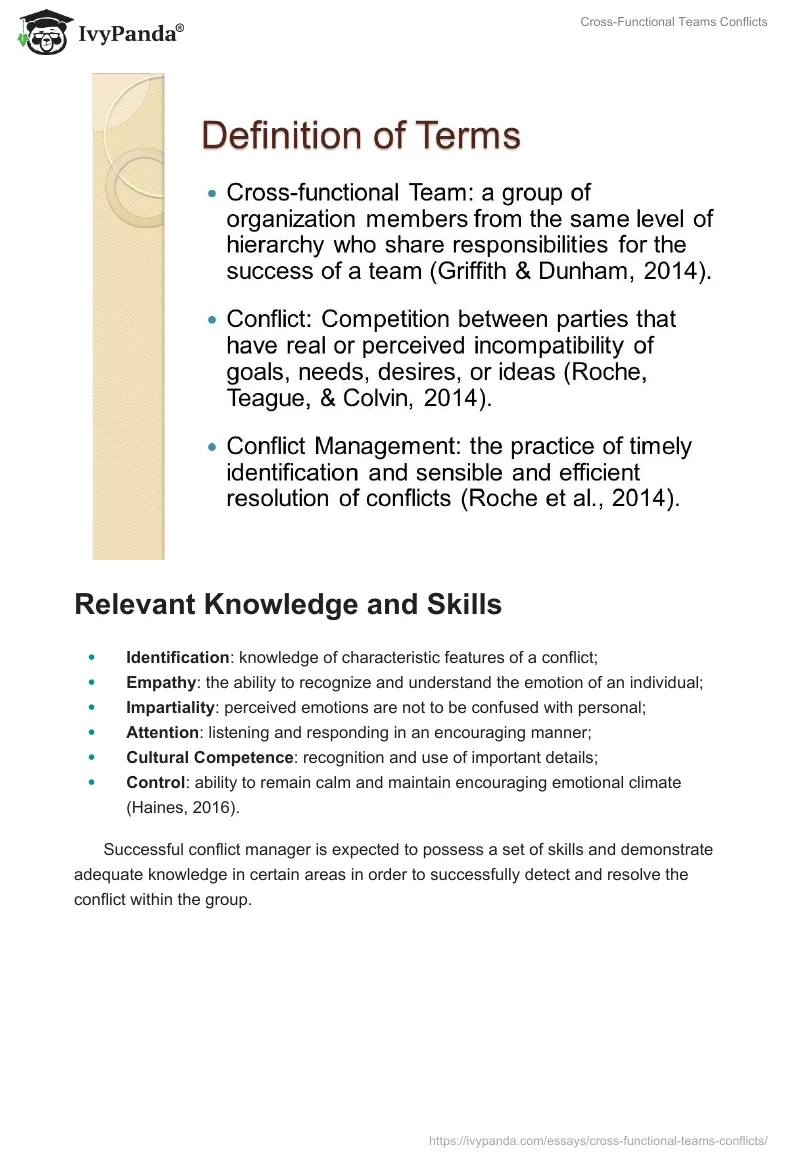 Cross-Functional Teams Conflicts. Page 3