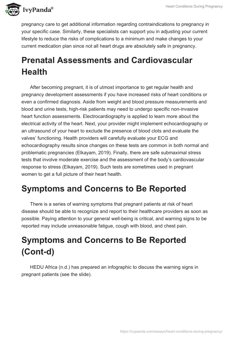 Heart Conditions During Pregnancy. Page 3