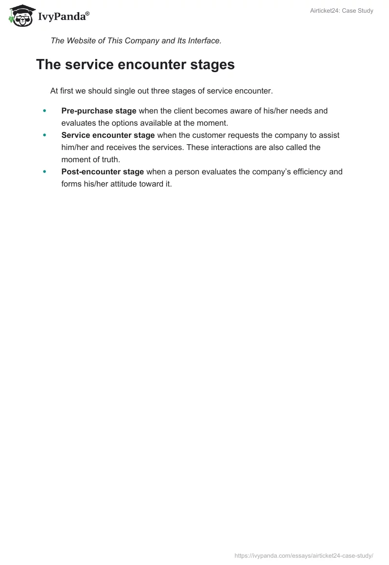 Airticket24: Case Study. Page 4