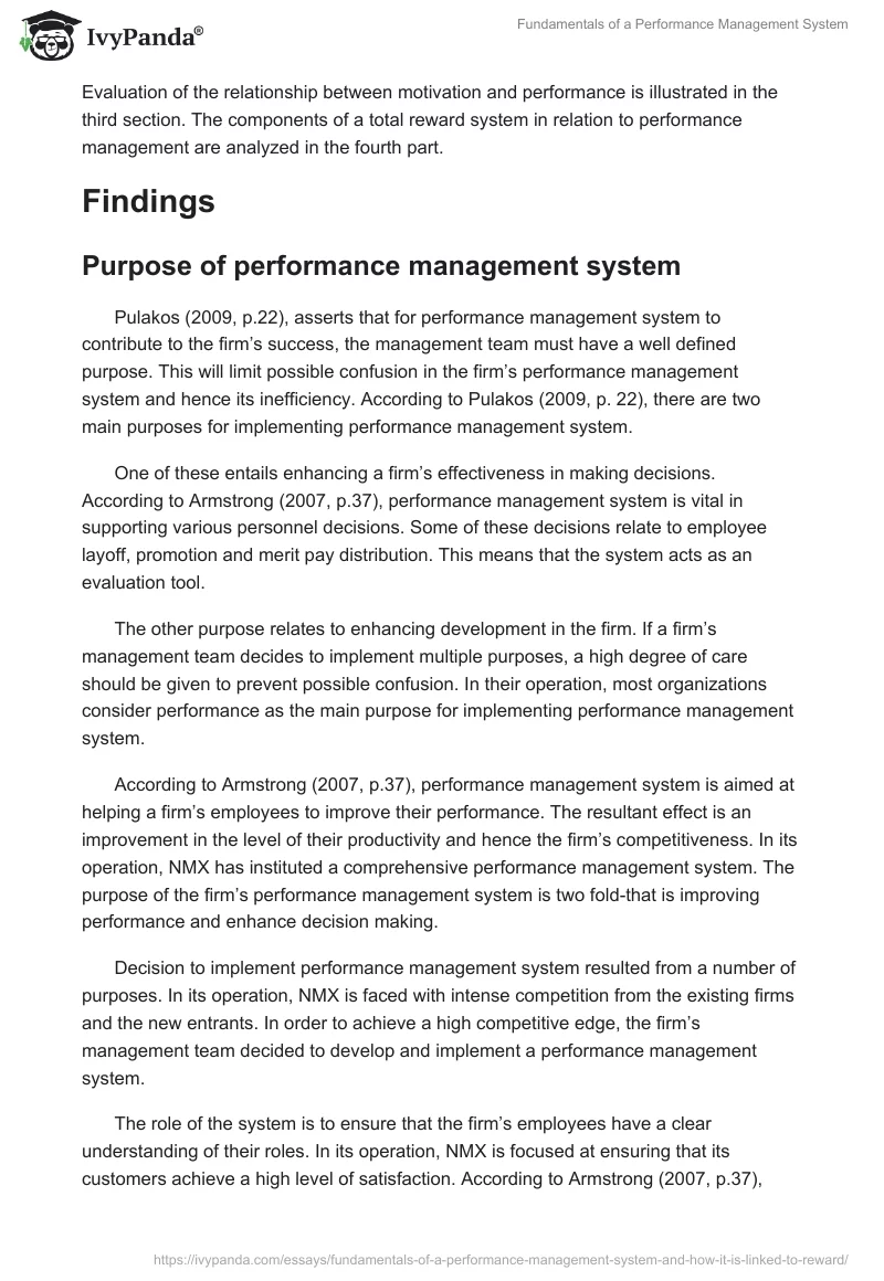 Fundamentals of a Performance Management System. Page 3