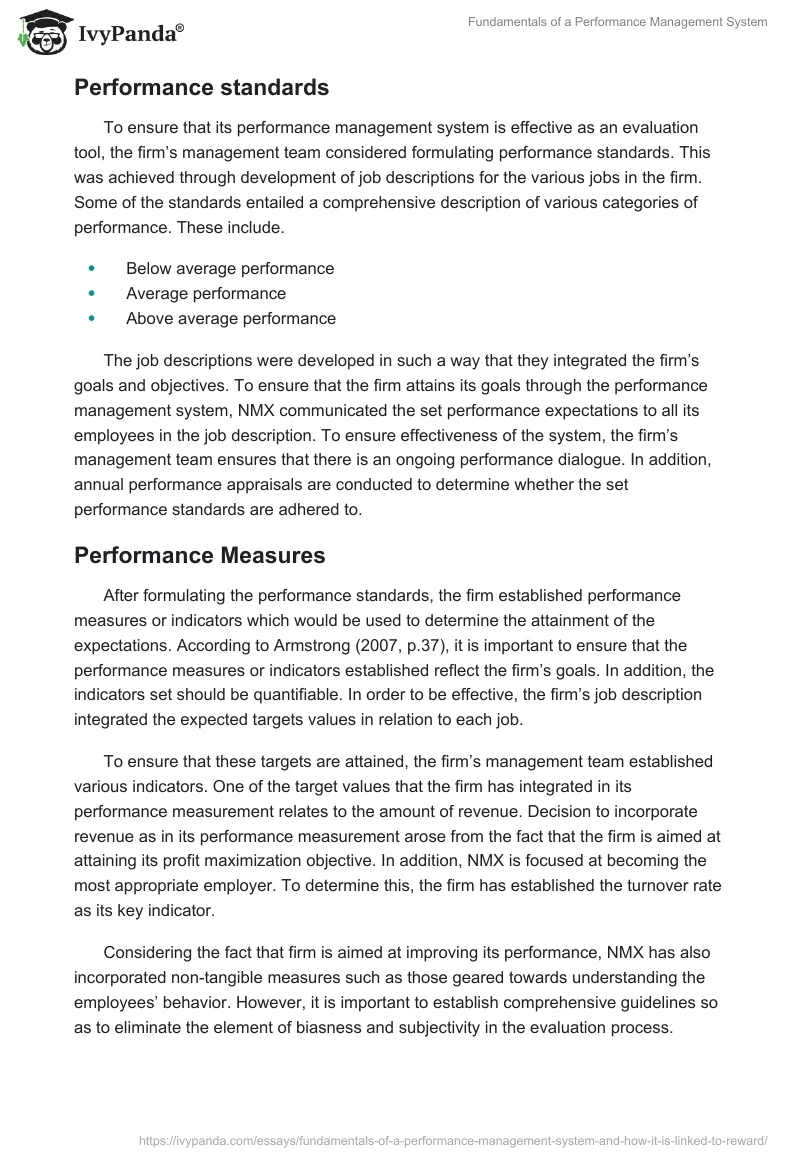 Fundamentals of a Performance Management System. Page 5