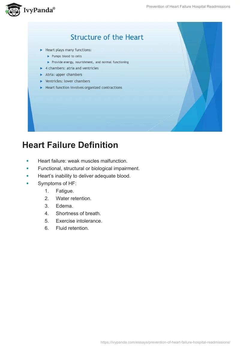 Prevention of Heart Failure Hospital Readmissions. Page 4