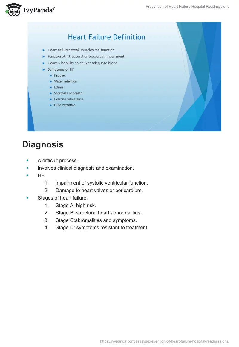 Prevention of Heart Failure Hospital Readmissions. Page 5