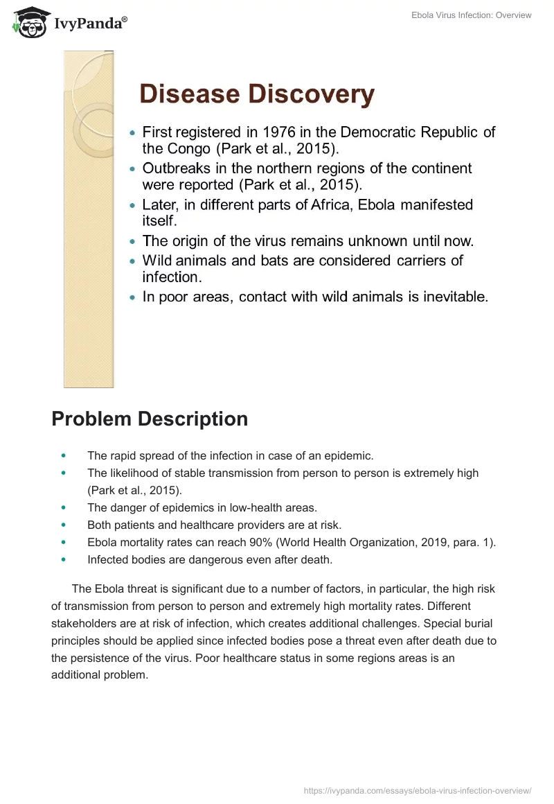 Ebola Virus Infection: Overview. Page 3