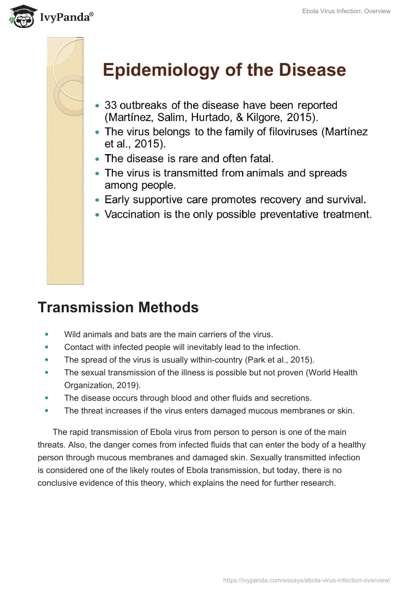 Ebola Virus Infection: Overview. Page 5