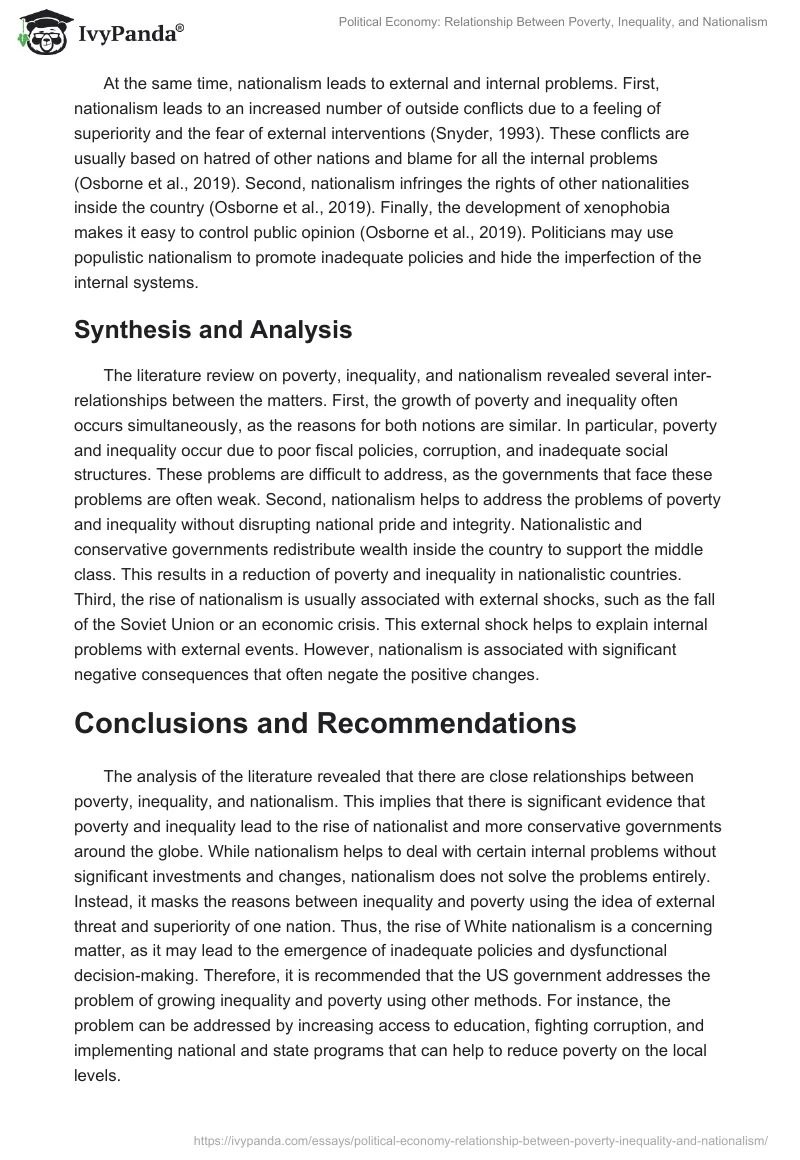 Political Economy: Relationship Between Poverty, Inequality, and Nationalism. Page 5