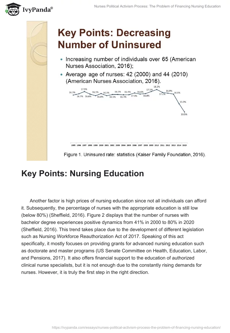 Nurses Political Activism Process: The Problem of Financing Nursing Education. Page 5