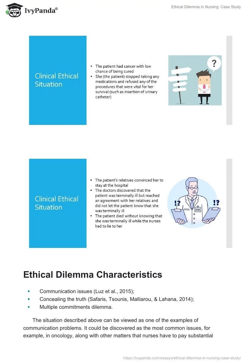 Ethical Dilemma in Nursing: Case Study. Page 4