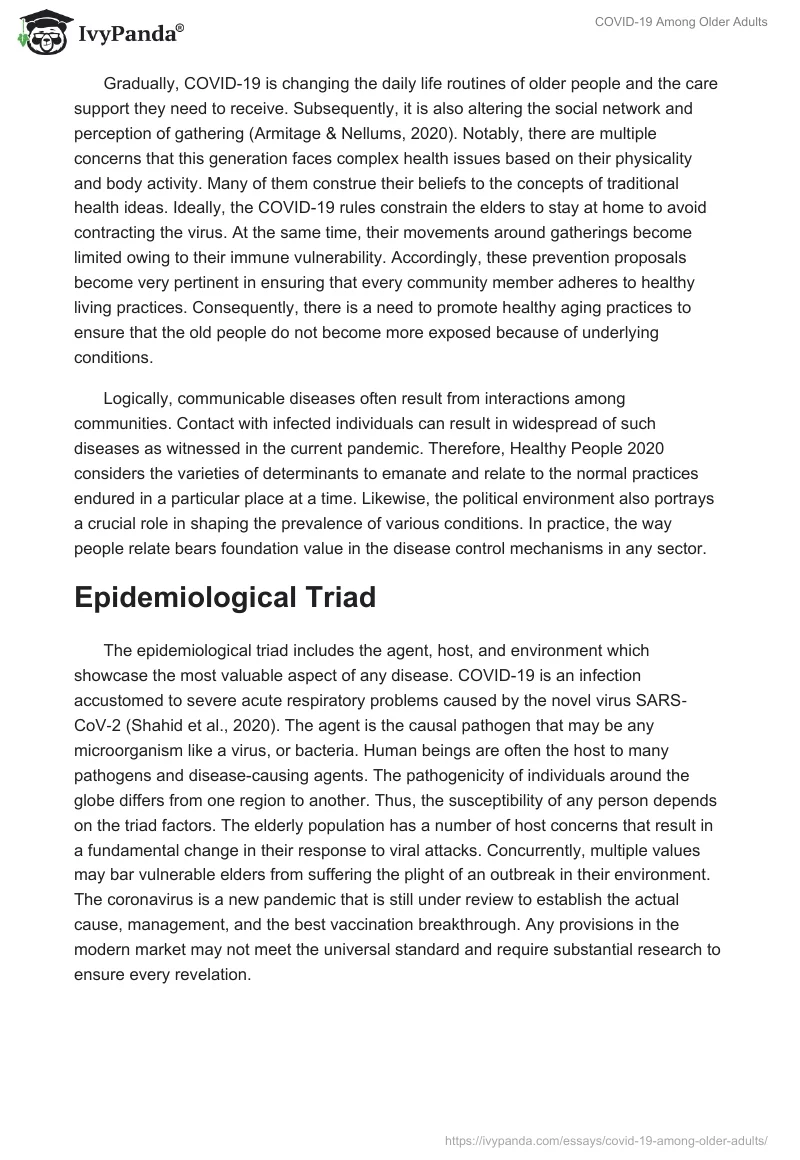 COVID-19 Among Older Adults. Page 2