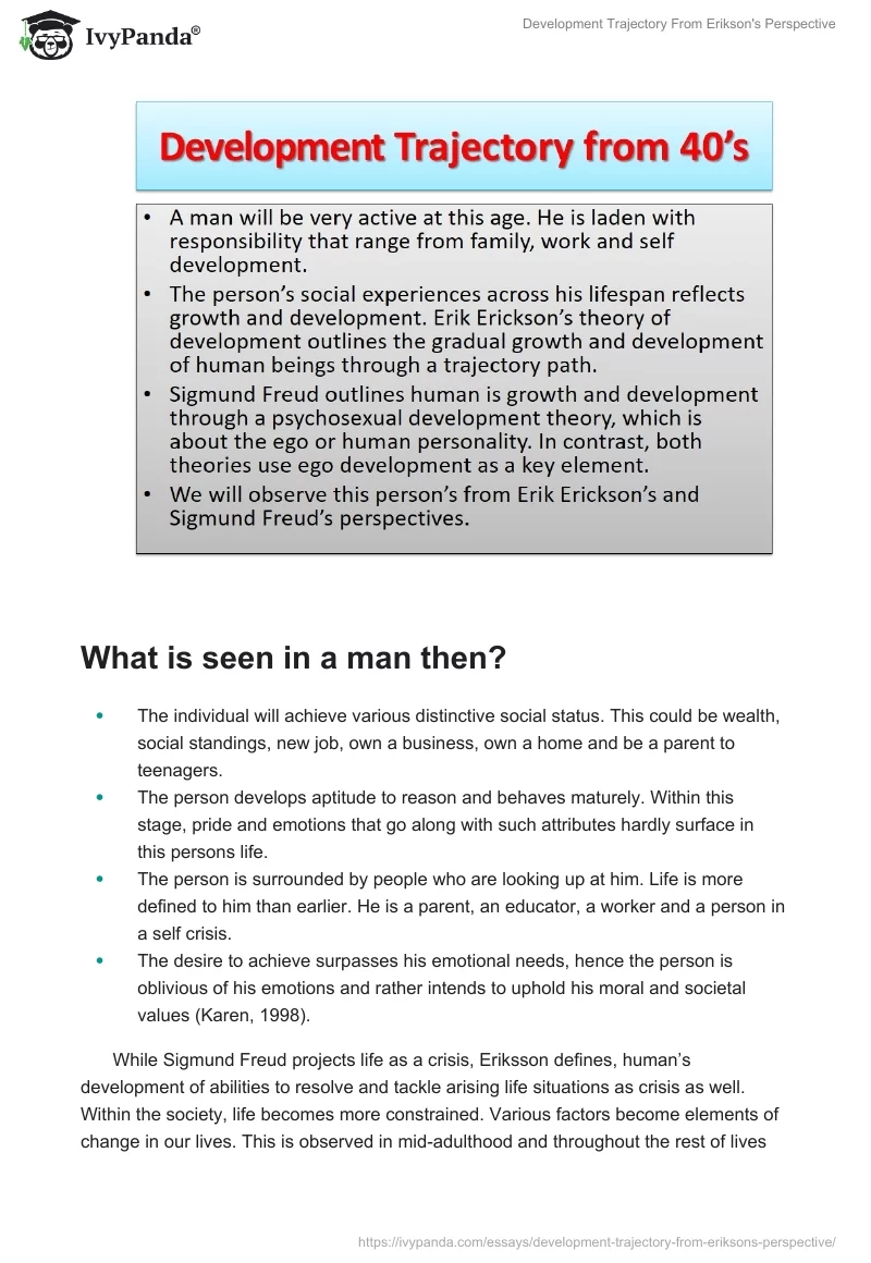 Development Trajectory From Erikson's Perspective. Page 2