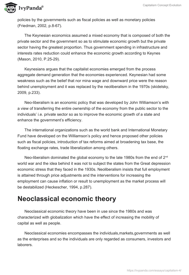 Capitalism Concept Evolution. Page 4