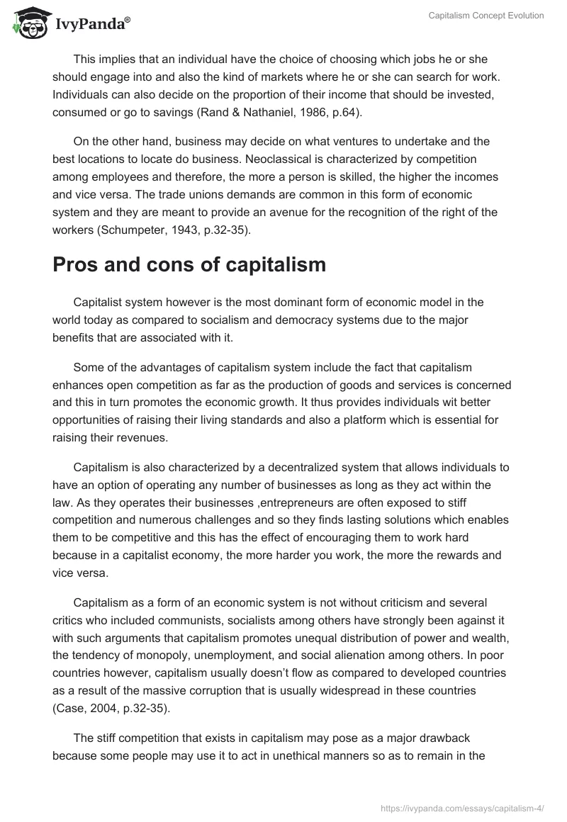 Capitalism Concept Evolution. Page 5