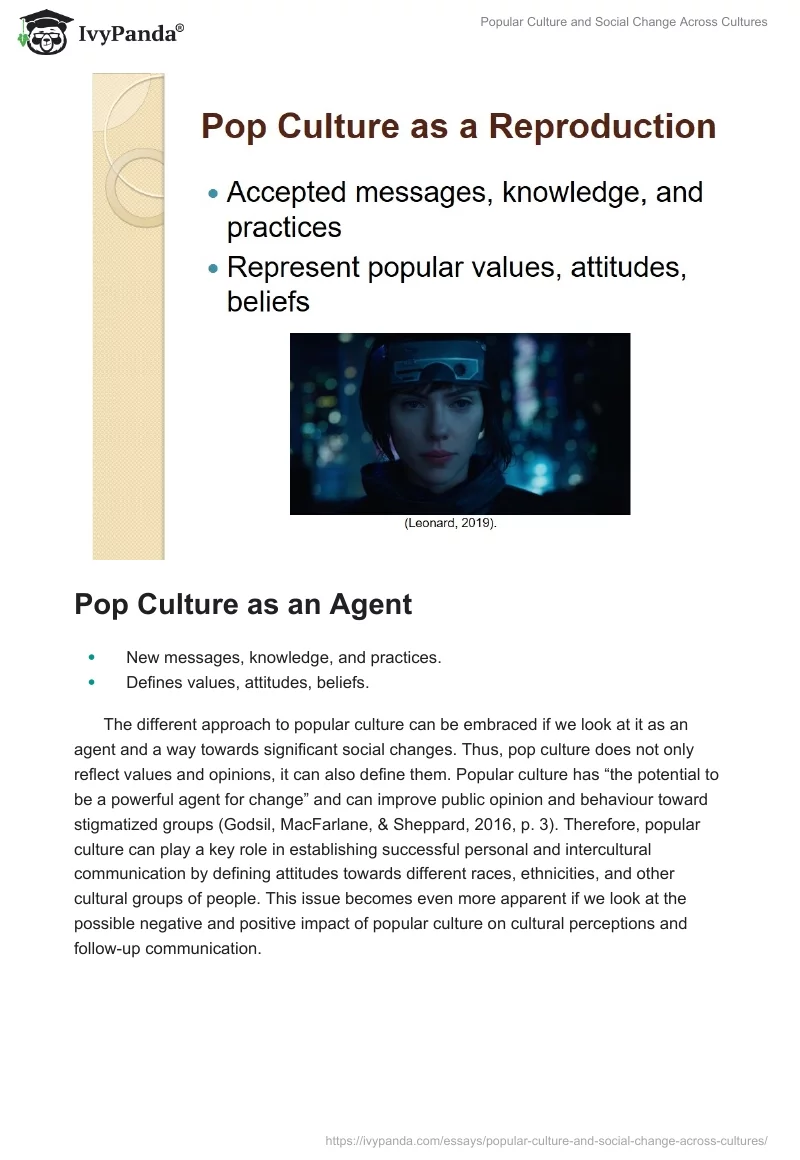 Popular Culture and Social Change Across Cultures. Page 3
