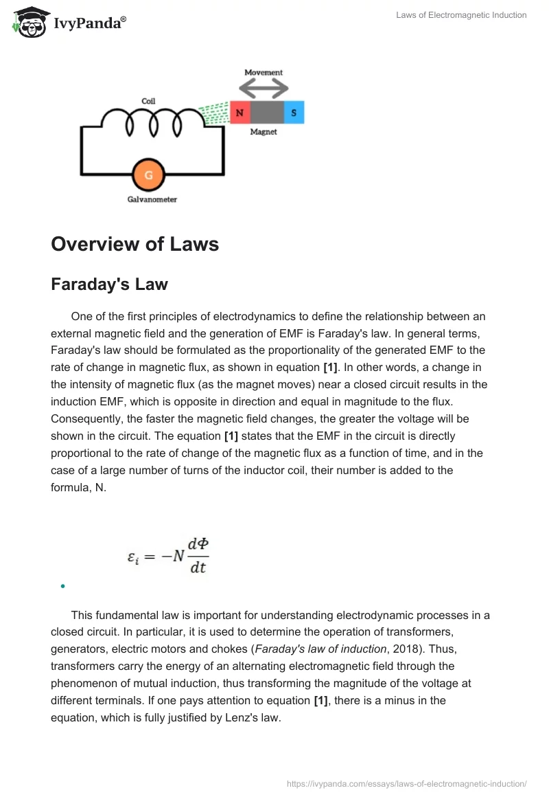 Laws of Electromagnetic Induction. Page 2