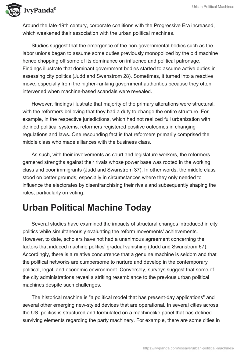 Urban Political Machines. Page 3